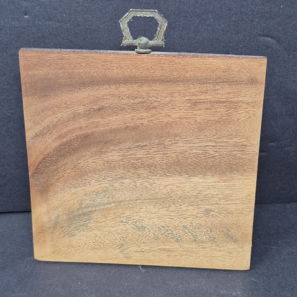 Carved Wooden Owl Wall Hanging - Picture 3 of 3